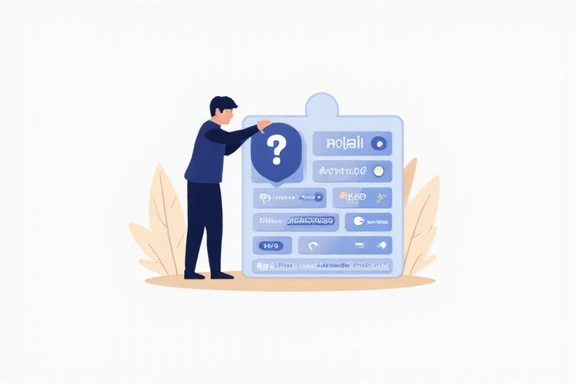 Illustration d'une personne protégeant ses données personnelles avec un bouclier numérique